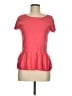 Ann Taylor LOFT Pink Short Sleeve Top Size M - photo 1