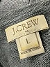 J.Crew Factory Store 100% Wool Graphic Gray Wool Pullover Sweater Size L - photo 7