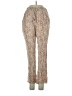 Paper Crane Animal Print Brown Casual Pants Size S - photo 1