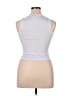 Athleta White Sleeveless T-Shirt Size XL - photo 2