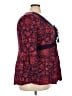 Torrid 100% Rayon Red 3/4 Sleeve T-Shirt Size 3X Plus (3) - photo 4