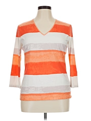 Lafayette 148 New York 3/4 Sleeve T-Shirt (view 1)