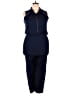 SPANX Solid Blue Jumpsuit Size XL - photo 1