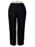 Karen Scott 100% Polyester Solid Black Casual Pants Size 22 - photo 2