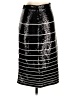 Alice + Olivia 100% Polyester Graphic Silver Formal Skirt Size 4 - photo 1