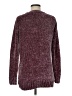 Orvis 100% Polyester Metallic Burgundy Pullover Sweater Size M - photo 2