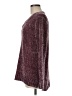 Orvis 100% Polyester Metallic Burgundy Pullover Sweater Size M - photo 5