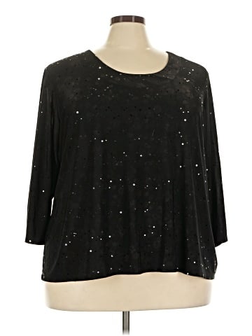 Susan Graver 3/4 Sleeve Top (view 1)