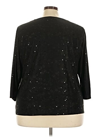 Susan Graver 3/4 Sleeve Top (view 2)