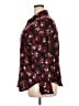 Torrid Floral Burgundy Long Sleeve Blouse Size 2X Plus (2) - photo 5