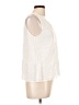Gap 100% Rayon Ivory Sleeveless Button-Down Shirt Size L - photo 4