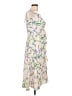 Prabal Gurung 100% Polyester Floral Ivory Cocktail Dress Size 10 - photo 4