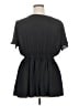 Torrid 100% Polyester Solid Black Casual Dress Size 1X Plus (1) - photo 2