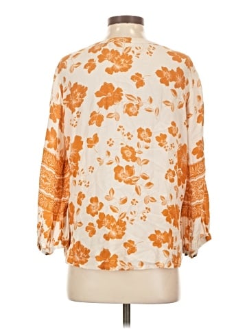 Garnet Hill 3/4 Sleeve Blouse (view 2)