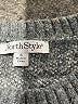 North Style Floral Gray Pullover Sweater Size S - photo 7
