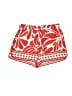 H&M 100% Polyester Print Red Shorts Size M - photo 1