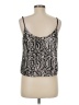 Gilli 100% Polyester Silver Sleeveless Top Size M - photo 2