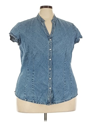 Faded Glory Short Sleeve Blouse (view 1)