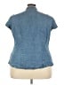 Faded Glory Blue Short Sleeve Blouse Size 22 - photo 2