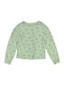Cat & Jack Floral Green Pullover Sweater Size 8 - photo 1