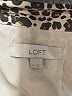 Ann Taylor LOFT 100% Polyester Animal Print Brown Casual Dress Size M - photo 7