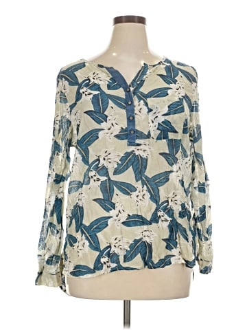 Soft Surroundings Long Sleeve Henley (view 1)