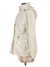 Lands' End 100% Nylon Solid Ivory Raincoat Size S - photo 5