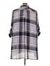 Catherines 100% Polyester Plaid Gray 3/4 Sleeve Blouse Size 3XWP - photo 2