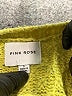 Pink Rose 100% Polyester Solid Yellow Pullover Sweater Size L - photo 7