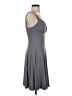 Moda International Solid Gray Cocktail Dress Size XS - photo 4
