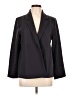 Eileen Fisher 100% Wool Blue Black Wool Blazer Size L (petite) - photo 1