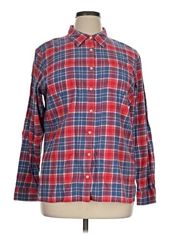 L.L.Bean Long Sleeve Button-Down Shirt (view 1)