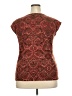 Chaps Red Sleeveless Blouse Size 2X - photo 2