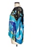 Chico's Floral Polka Dots Blue 3/4 Sleeve Blouse Size Lg (2) - photo 5