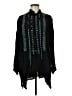 Johnny Was 100% Rayon Black Long Sleeve Blouse Size M - photo 1