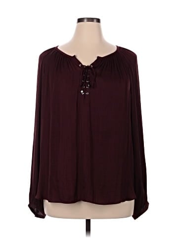 Jennifer Lopez Long Sleeve Blouse (view 1)