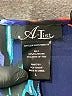 A-list by Wrapper 100% Polyester Print Blue Casual Dress Size L - photo 7