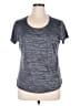 RBX 100% Polyester Metallic Gray Active T-Shirt Size XL - photo 1