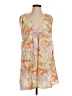 Pleione 100% Polyester Orange Black Sleeveless Blouse Size S - photo 1