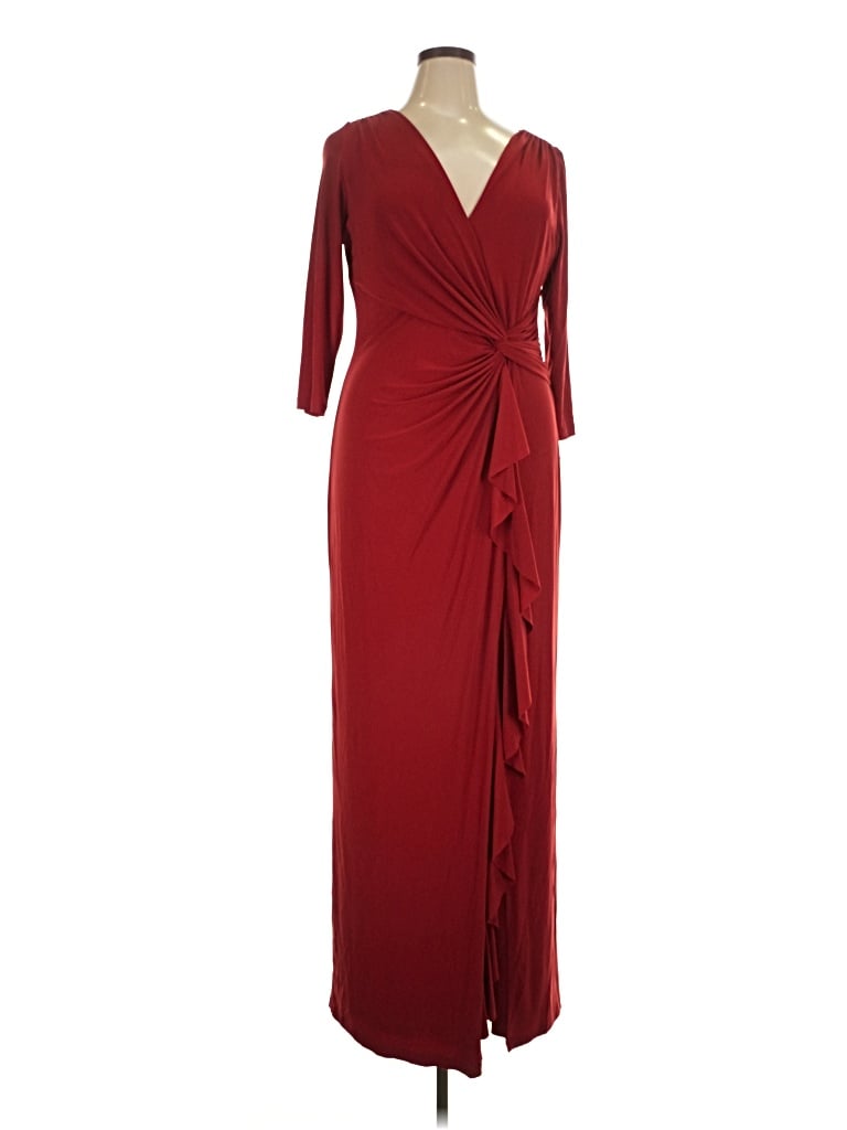 Polo Ralph Lauren Cocktail Dress In Burgundy