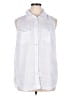 Talbots White Sleeveless Button-Down Shirt Size XL - photo 1