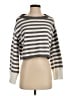 Edikted 100% Acrylic Stripes Gray Pullover Sweater Size S - photo 1