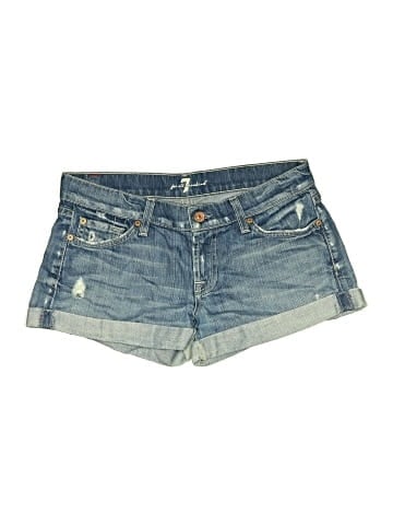 7 For All Mankind Denim Shorts (view 1)