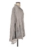 FP One 100% Viscose Stripes Gray Long Sleeve Blouse Size S - photo 4