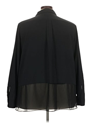 DKNYC Long Sleeve Blouse (view 2)