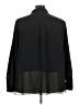DKNYC 100% Polyester Black Long Sleeve Blouse Size 3X - photo 2