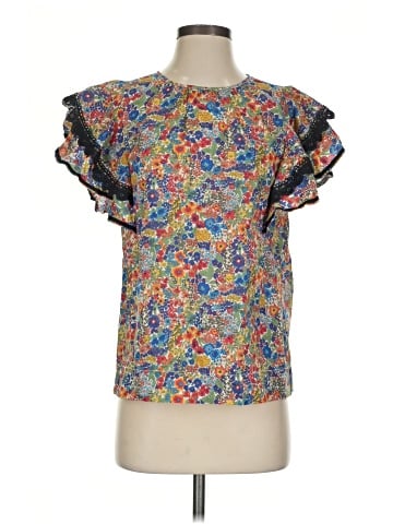 Liberty Art Fabrics for J.Crew Short Sleeve Blouse (view 1)