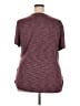 Terra & Sky Burgundy Short Sleeve Top Size 2X - photo 2