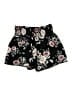 Three Dots 100% Rayon Floral Black Shorts Size S - photo 2