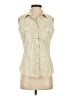 Rockies Yellow Sleeveless Button-Down Shirt Size S - photo 1